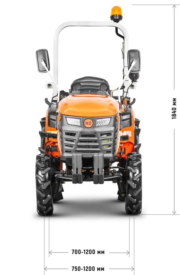 Габариты спереди