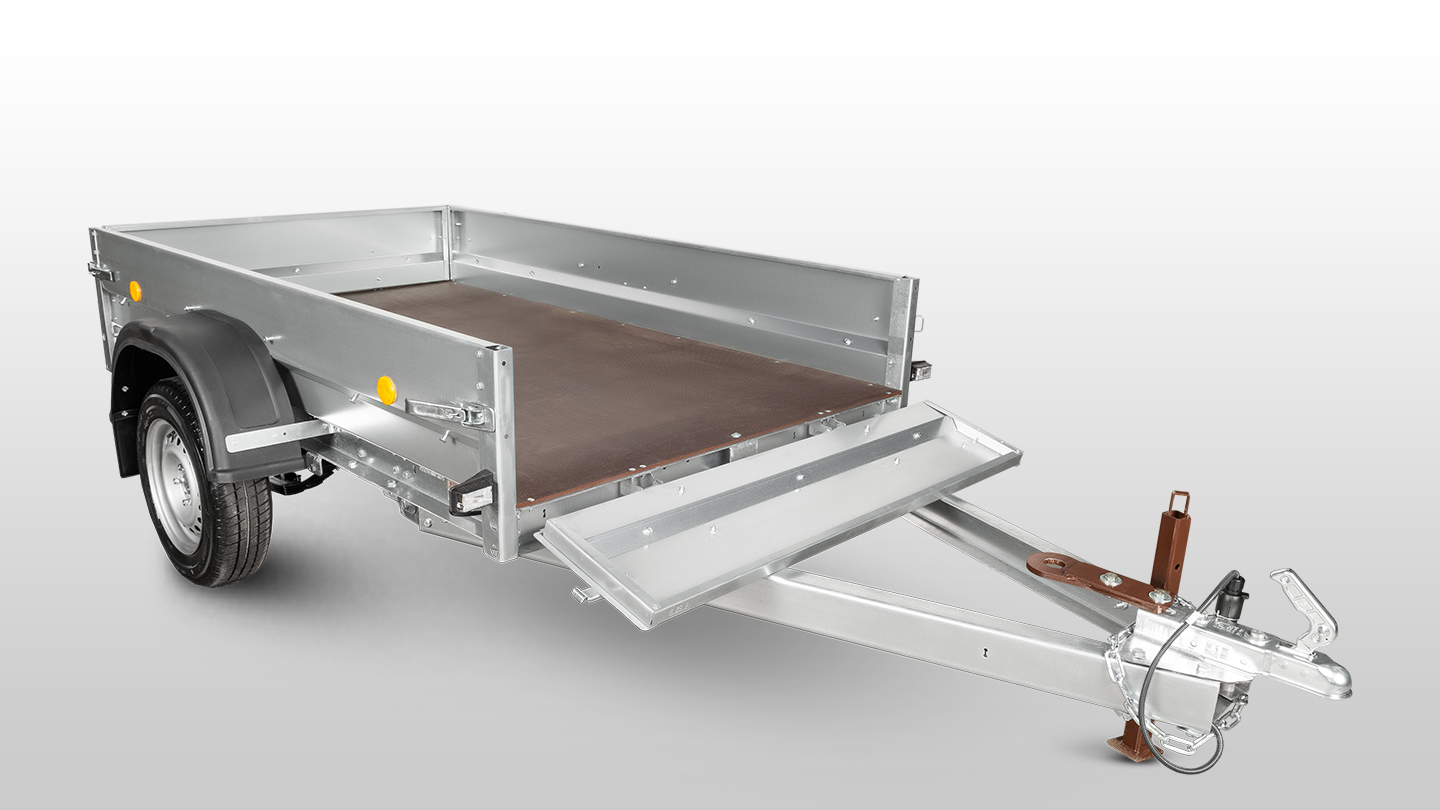 Прицеп Flagman | Флагман ПТТ — 0,5-0,7 с ПТС к мини-трактору (универсальный) 1