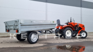 Прицеп Flagman | Флагман C/ПТТ — 1,0 с ПСМ к мини-трактору (самосвальный)