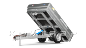 Прицеп Flagman | Флагман C/ПТТ — 1,0 с ПСМ к мини-трактору (самосвальный)