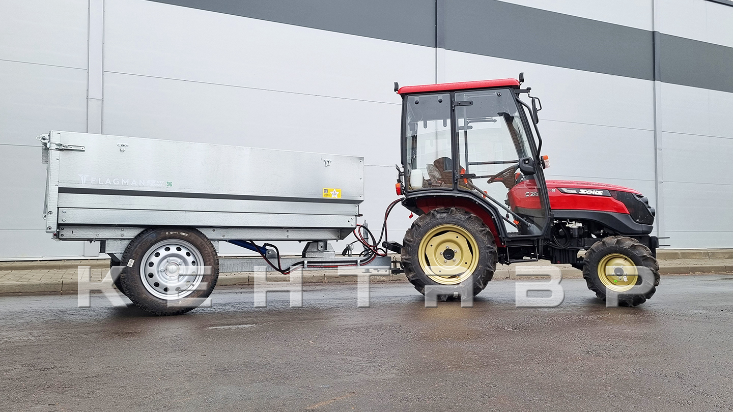 Прицеп Flagman | Флагман C/ПТТ — 1,5 с ПСМ к трактору (самосвальный)