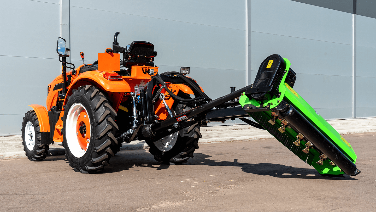 Косилка-измельчитель молотковая с гидр. манипулятором (Мульчер) Flagman | Флагман MGM (1,4) 1